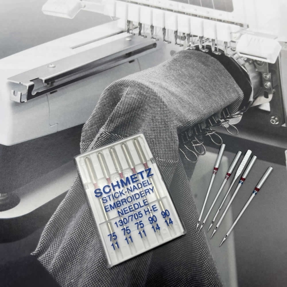 Brother PR600 PR620 PR650 Embroidery Machine Needles HAx130EBBR Brother PR600 PR620 PR650 Embroidery Machine Needles HAx130EBBR