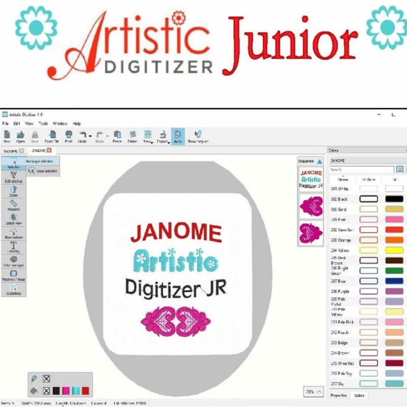 Janome Artistic Digitizer JR (Junior Version)