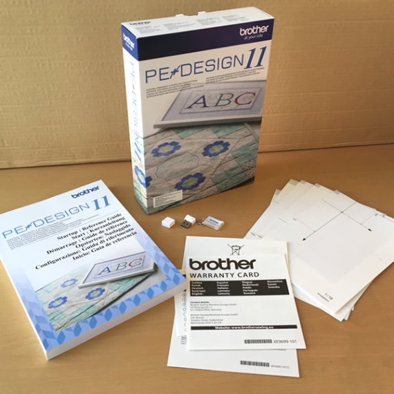Brother PEDesign 11 Embroidery Software Sewing Machine Sales