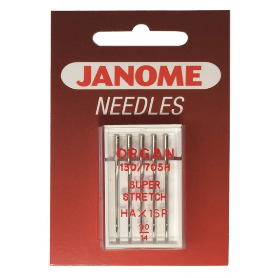 Janome Super Stretch Needles (HAx1SP) Size 14/90