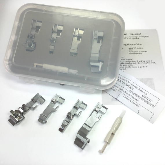 Necchi Overlocker Feet 5 Piece Set