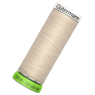 Gutermann rPET Sew All Thread 100m Vellum (169)