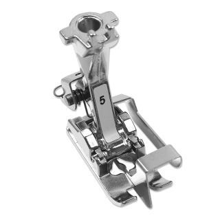 A perfect foot with guide to help sew near invisible blind hems