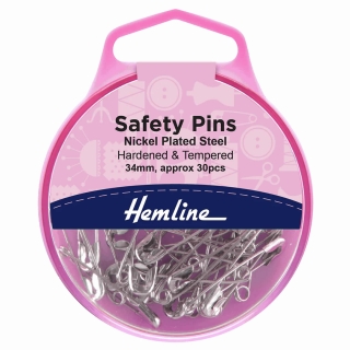 hardened and tempered safety pins