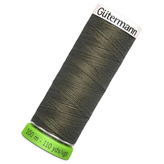 Gutermann rPET Sew All Thread 100m Dark Khaki (676)