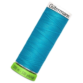 Gutermann rPET Sew All Thread 100m Cyan (736)