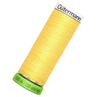 Gutermann rPET Sew All Thread 100m Primrose Baby Yellow (852)