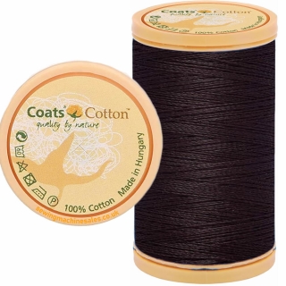 Coats Cotton Thread Very Dark Brown 9114