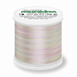 Madeira Multi Rayon Thread 200m - 2101 Baby Blue/ Pink/ Mint