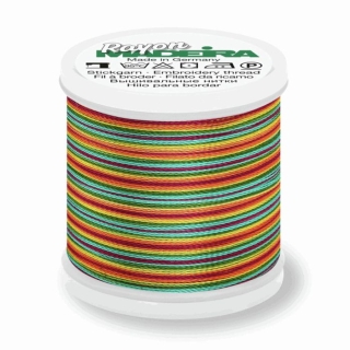 Madeira Multi Rayon Thread 200m - 2147 Lavender/ Red/ Yellow/ Green