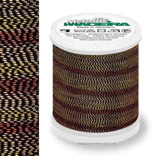 Madeira Twisted Metallic 200m Thread - 482 Gold/Copper/Black