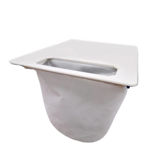 Baby Lock fabric trim catcher with bag and rest table