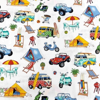 Beach side getaway fabric