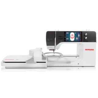 Bernina B 790 PRO with its embroidery unit attached