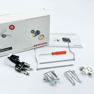 Newer type Bernina walking foot with 3 soles