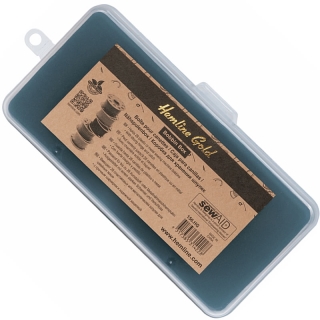 Bobbin box with tray