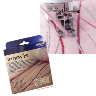 The Brother Couching Foot for using with the dual feed attachment