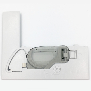 L-shaped plastic quick-set needle plate