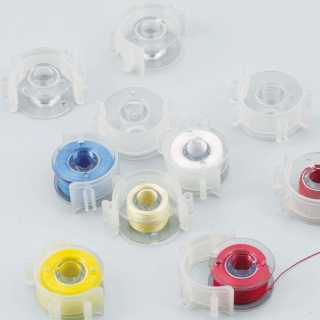 10 pack Brother bobbins and bobbin clips  - Pack of 10. Buy sewing machine accessories