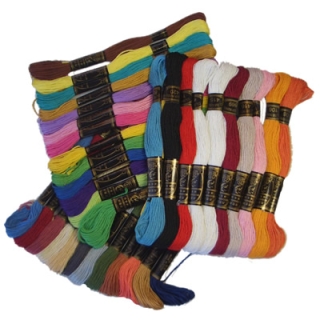 Stranded Cotton winter assorted colours