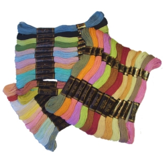 Paastel Shades of Embroidery Floss