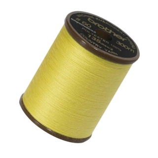 Brother Country Embroidery Thread 300m Col.342 Lemon Yellow