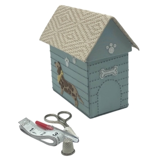 Dogs Kennel Victorian Sewing Kit