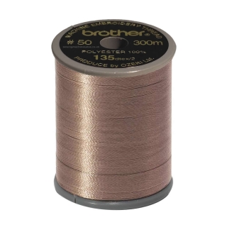 Brother satin finish embroidery thread. 300m spool LIGHT TAUPE 170