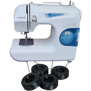 Singer Featherweight 117-118 Pack of 4 Base Feet