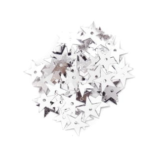 Large Sequins 10mm In Silver