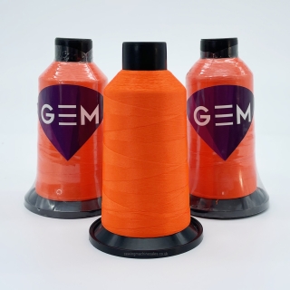 Neon Orange 3000m Polyester GEM Embroidery Machine Thread