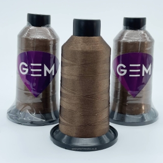 Golden Brown 3000m Polyester GEM Embroidery Machine Thread