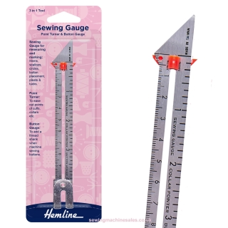 Sewing and knitting gauge