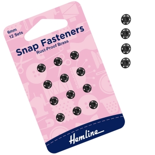 6mm snap fasteners
