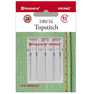Husqvarna Topstitch Needles Size 100/16