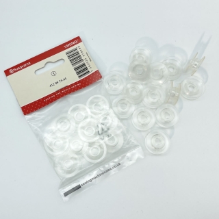 New type Husqvarna bobbins with H logo