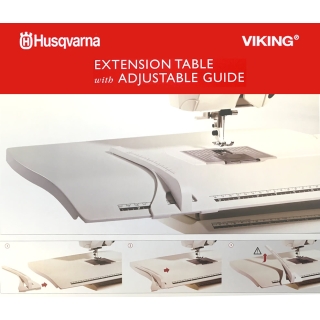 Husqvarna Viking extension table with guide