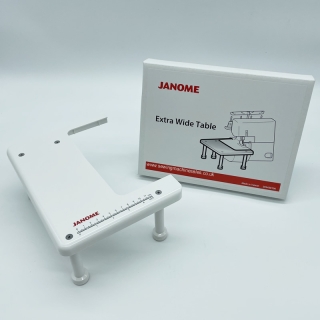 Wide extension table for Janome overlocker