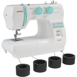 Janome rubber base set of 4