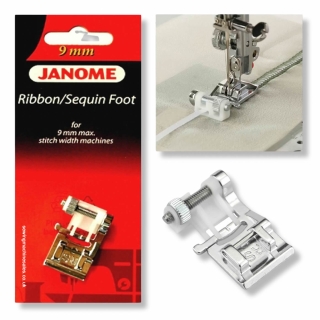 Ribbon and Sequin Foot
