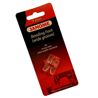 Genuine Janome 9mm Beading Foot (Wide Groove)