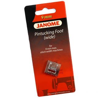 Genuine Janome 9mm Pintuking Foot (wide)
