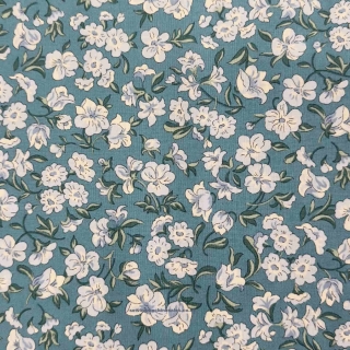 Liberty Blue Floral Nostalgia Eleanor Grace Fabric