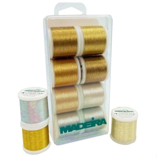 Madeira Heavy Metal Metallic Thread Box 8 x 200m spools