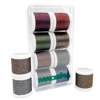 Madeira Assorted colours metallic thread