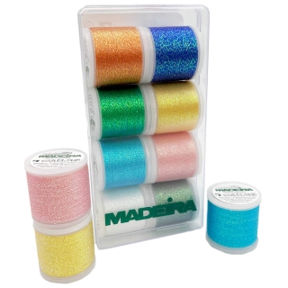 Madeira Supertwist Opal Metallic Thread Box 8 x 200m spools
