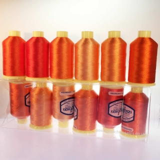 Marathon Orange/Gold rayon collection