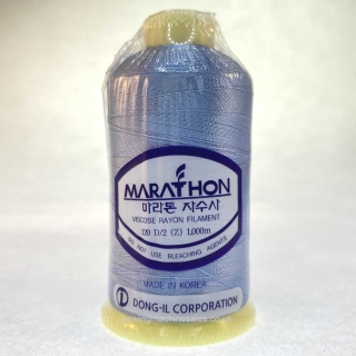 Marathon Machine Embroidery Thread Mist Blue 1057 1000m Rayon Thread