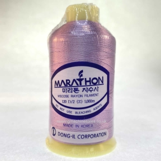 Marathon Machine Embroidery Thread Blossom Pink 1074 1000m Rayon Thread