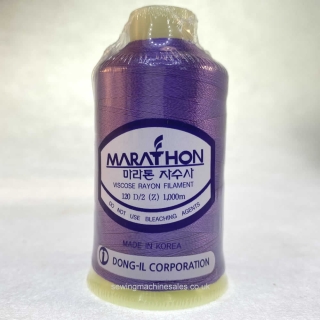 Marathon Machine Embroidery Thread Eggplant Purple 1082 1000m Rayon Thread
